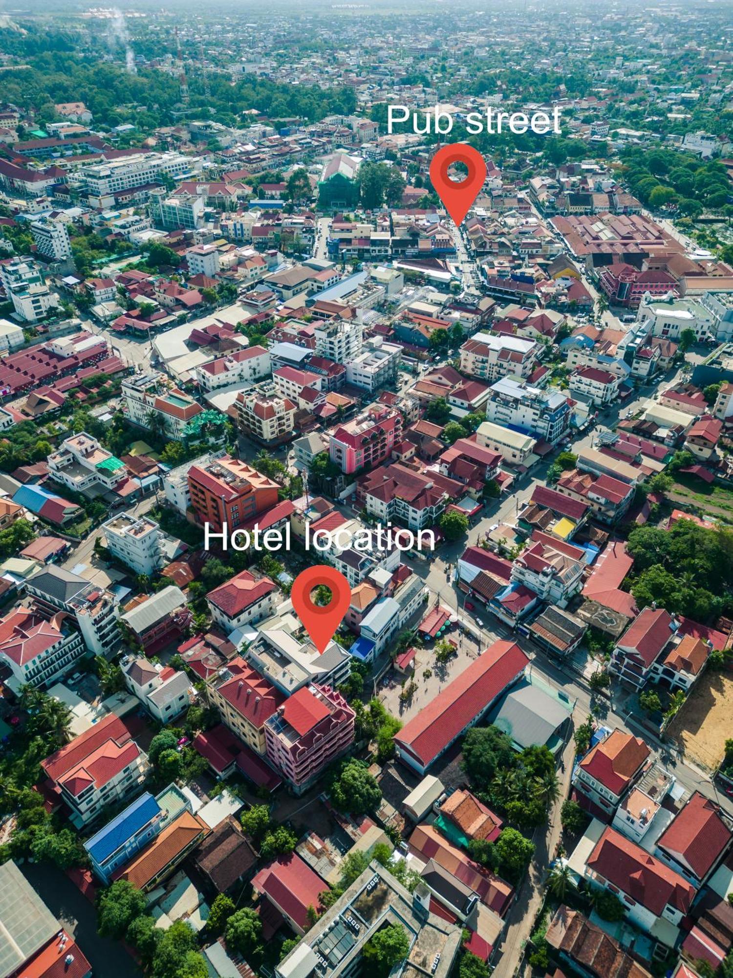 Siem Reap Comforts Hostel Exterior foto